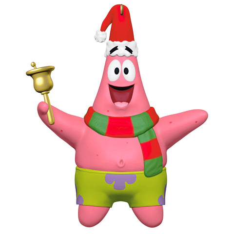 Nickelodeon SpongeBob SquarePants Patrick Rings in the Season 2024 Hallmark Keepsake Ornament Hallmark Keepsake Ornament Hallmark Default Title  