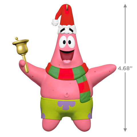 Nickelodeon SpongeBob SquarePants Patrick Rings in the Season 2024 Hallmark Keepsake Ornament Hallmark Keepsake Ornament Hallmark   