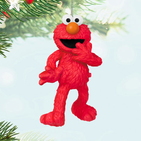 Sesame Street® Tickle Me Elmo 2024 Hallmark Keepsake Ornament With Motion-Activated Sound Hallmark Keepsake Ornament Hallmark   