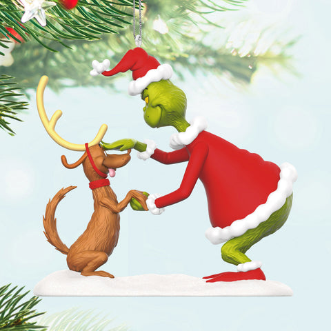 Dr. Seuss's How the Grinch Stole Christmas!™ "All I Need Is a Reindeer..." 2024 Hallmark Keepsake Ornament Hallmark Keepsake Ornament Hallmark   