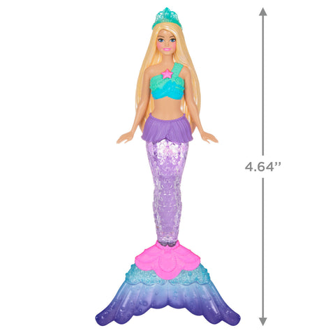 Barbie™ Mermaid 2024 Hallmark Keepsake Ornament With Light Hallmark Keepsake Ornament Hallmark   