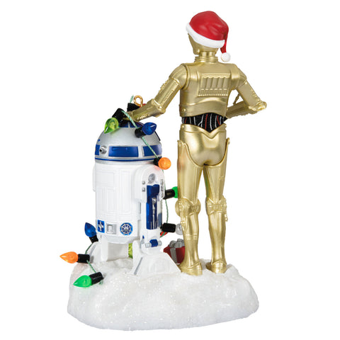 Star Wars™ C-3PO™ and R2-D2™ Peekbuster 2024 Hallmark Keepsake Ornament With Motion-Activated Sound Hallmark Keepsake Ornament Hallmark   