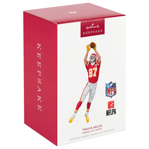 NFL Kansas City Chiefs Travis Kelce 2024 Hallmark Keepsake Ornament Hallmark Keepsake Ornament Hallmark   