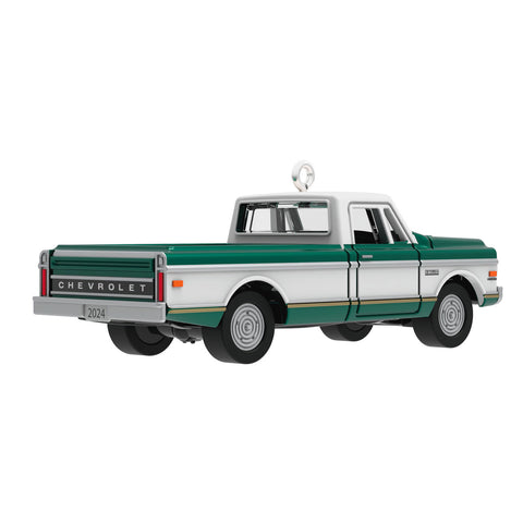 Mini Lil' American Trucks 1972 Chevrolet® Cheyenne™ Super 2024 Metal 2024 Hallmark Keepsake Ornament, 0.67" Hallmark Keepsake Ornament Hallmark   