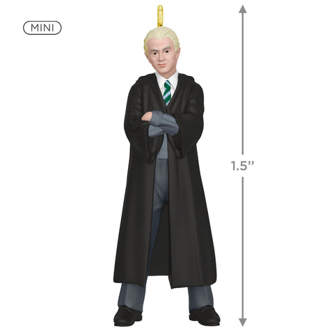 Mini Harry Potter™ Draco Malfoy™ 2024 Hallmark Keepsake Ornament, 1.5" Hallmark Keepsake Ornament Hallmark   