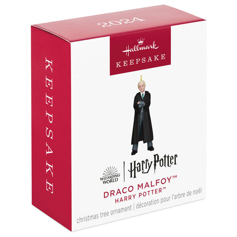 Mini Harry Potter™ Draco Malfoy™ 2024 Hallmark Keepsake Ornament, 1.5" Hallmark Keepsake Ornament Hallmark   