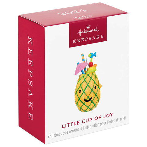 Mini Little Cup of Joy Musical 2024 Hallmark Keepsake Ornament, 1.96" Hallmark Keepsake Ornament Hallmark   