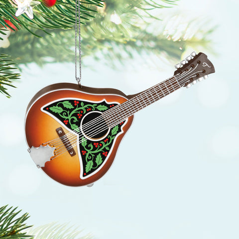 Mini Merry Mandolin Musical 2024 Hallmark Keepsake Ornament, 1.31" Hallmark Keepsake Ornament Hallmark   