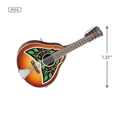 Mini Merry Mandolin Musical 2024 Hallmark Keepsake Ornament, 1.31" Hallmark Keepsake Ornament Hallmark   