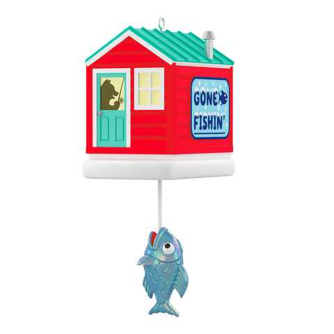 Mini Fishing for Fun 2024 Hallmark Keepsake Ornament With Light, 1.39" Hallmark Keepsake Ornament Hallmark Default Title  