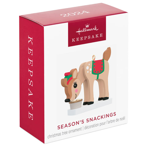 Mini Season's Snackings 2024 Hallmark Keepsake Ornament, 1.33" Hallmark Keepsake Ornament Hallmark   