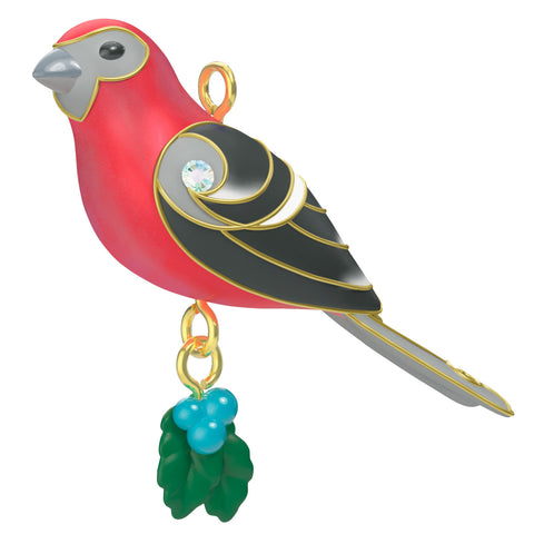 Hallmark Mini Pine Grosbeak Ornament, 1" Hallmark