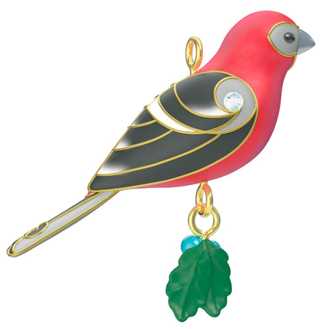 Hallmark Mini Pine Grosbeak Ornament, 1" Hallmark