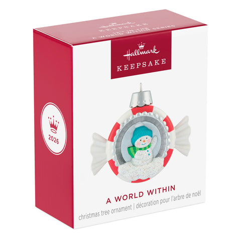 Hallmark Mini A World Within Ornament, 1.5" Hallmark
