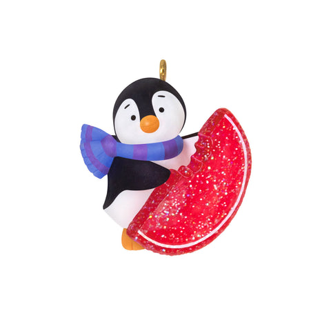 Hallmark Mini Petite Penguins A Sweet Treat Ornament, 1" Hallmark