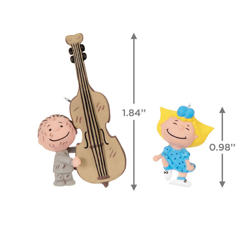 Mini The Peanuts® Gang Sally and Pigpen 2024 Hallmark Keepsake Ornaments, Set of 2 Hallmark Keepsake Ornament Hallmark   