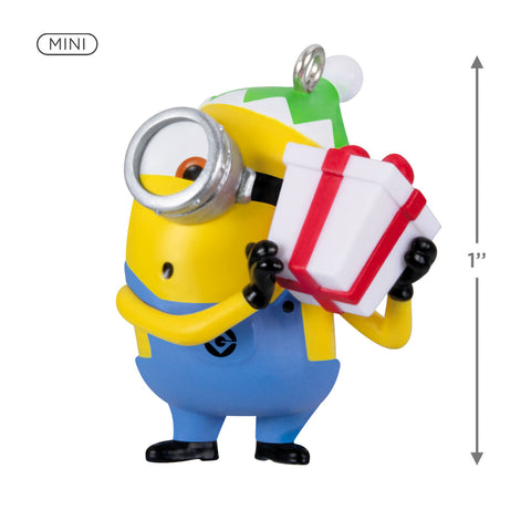 Mini Minions Just a Little Shake 2024 Hallmark Keepsake Ornament, 1" Hallmark Keepsake Ornament Hallmark   