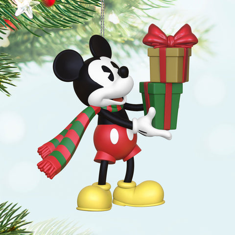 Mini Disney Mickey Mouse Mickey's Special Delivery 2024 Hallmark Keepsake Ornament, 1.16" Hallmark Keepsake Ornament Hallmark   