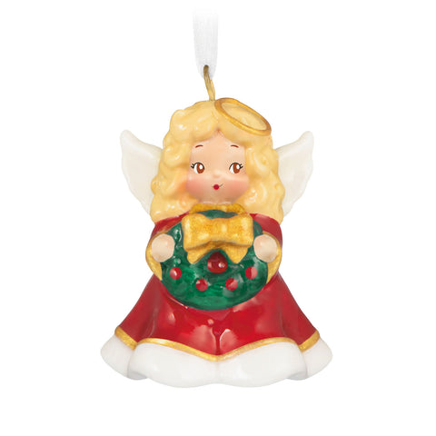 Hallmark Mini O Little Angel! Porcelain Ornament, 1" Hallmark