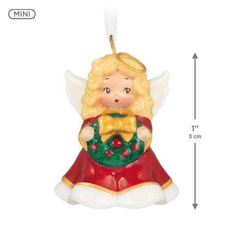Hallmark Mini O Little Angel! Porcelain Ornament, 1" Hallmark