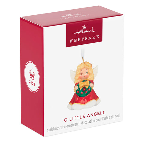 Hallmark Mini O Little Angel! Porcelain Ornament, 1" Hallmark