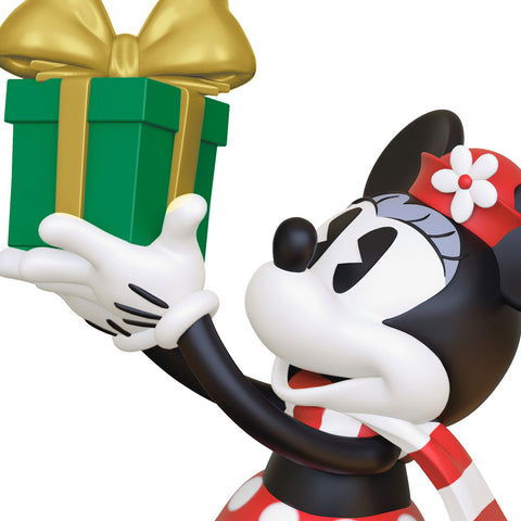 Mini Disney Minnie Mouse Minnie's Special Delivery 2024 Hallmark Keepsake Ornament, 1.31" Hallmark Keepsake Ornament Hallmark   