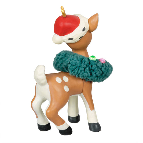 Mini Retro Reindeer 2024 Hallmark Keepsake Ornament, 1.41" Hallmark Keepsake Ornament Hallmark   