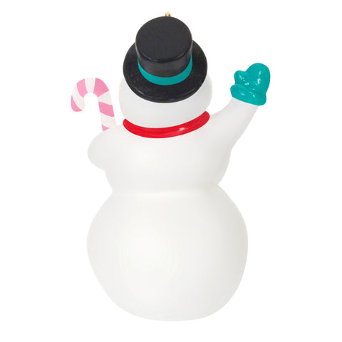 Mini Nostalgic Snowman 2024 Hallmark Keepsake Ornament, 1.45" Hallmark Keepsake Ornament Hallmark   