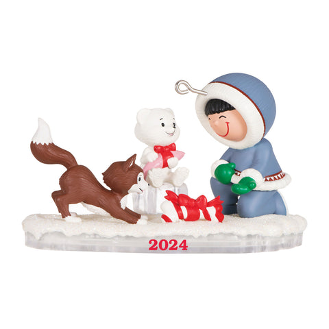 Frosty Friends 2024 2024 Hallmark Keepsake Ornament Hallmark Keepsake Ornament Hallmark Default Title  