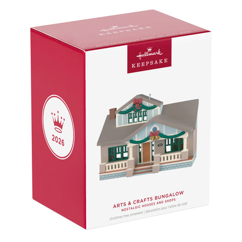 Hallmark Nostalgic Houses and Shops Arts and Crafts Bungalow Ornament Hallmark