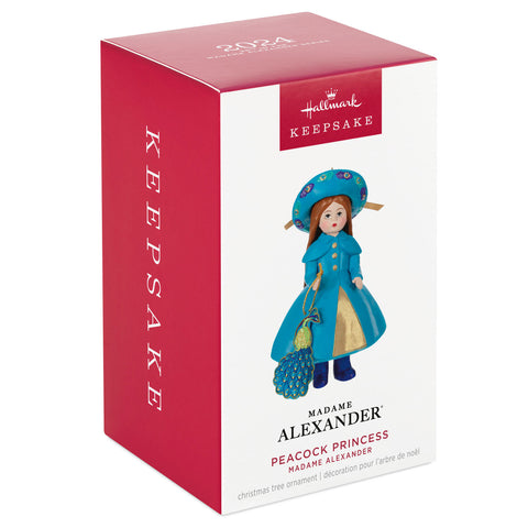 Madame Alexander® Peacock Princess 2024 Hallmark Keepsake Ornament Hallmark Keepsake Ornament Hallmark   