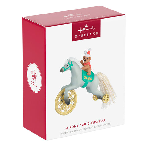 Hallmark A Pony for Christmas 2026 Ornament Hallmark
