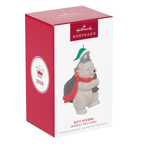 Hallmark Snowball and Tuxedo Gift Givers Ornament Hallmark