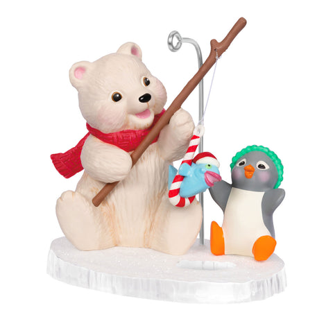 Snowball and Tuxedo Fishing Friends 2024 Hallmark Keepsake Ornament Hallmark Keepsake Ornament Hallmark Default Title  