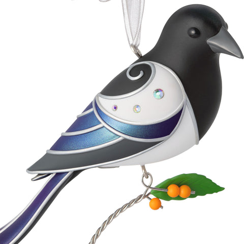 Hallmark The Beauty of Birds Black-Billed Magpie Ornament Hallmark