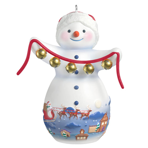 Hallmark Snowtop Lodge Belle V. Holliday Porcelain Ornament Hallmark