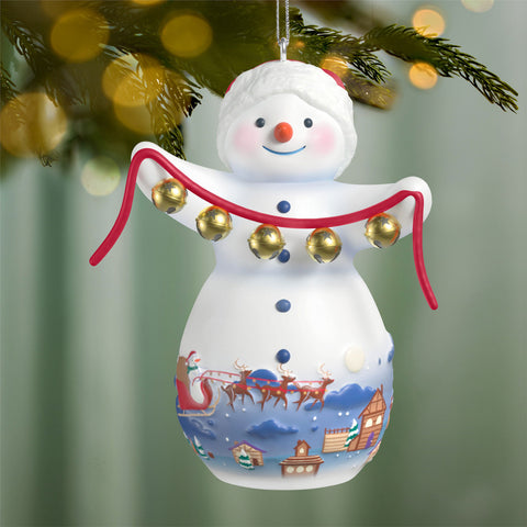 Hallmark Snowtop Lodge Belle V. Holliday Porcelain Ornament Hallmark