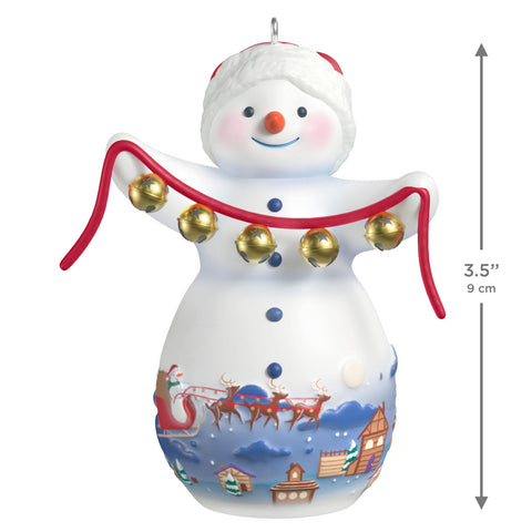 Hallmark Snowtop Lodge Belle V. Holliday Porcelain Ornament Hallmark
