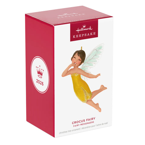 Hallmark Fairy Messengers Crocus Fairy Ornament Hallmark