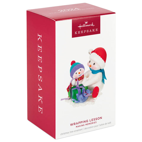 Making Memories Wrapping Lesson 2024 Hallmark Keepsake Ornament Hallmark Keepsake Ornament Hallmark   