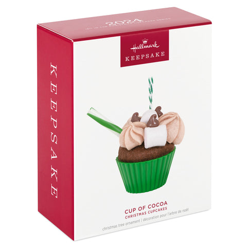 Christmas Cupcakes Cup of Cocoa 2024 Hallmark Keepsake Ornament Hallmark Keepsake Ornament Hallmark   