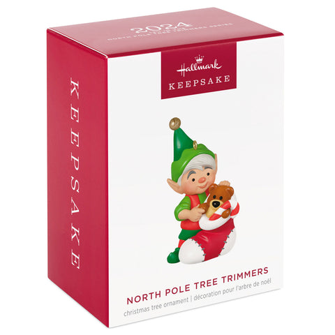 North Pole Tree Trimmers 2024 Hallmark Keepsake Ornament Hallmark Keepsake Ornament Hallmark   