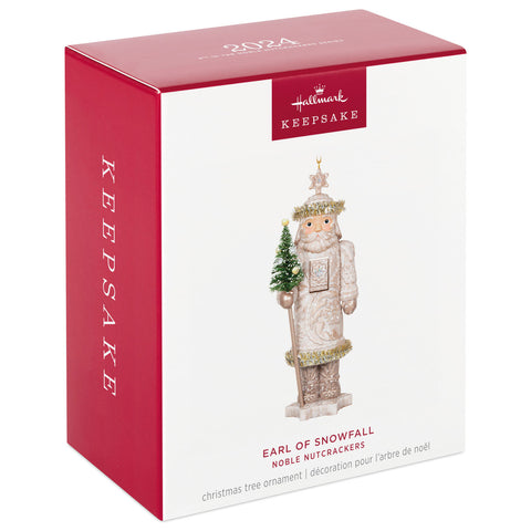 Noble Nutcrackers Earl of Snowfall 2024 Hallmark Keepsake Ornament Hallmark Keepsake Ornament Hallmark   