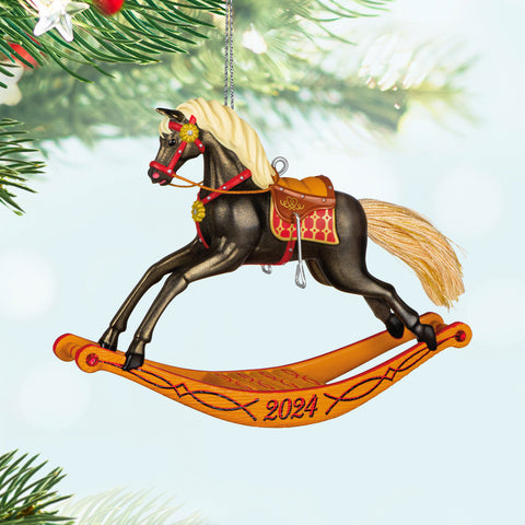 Rocking Horse Memories 2024 2024 Hallmark Keepsake Ornament Hallmark Keepsake Ornament Hallmark   