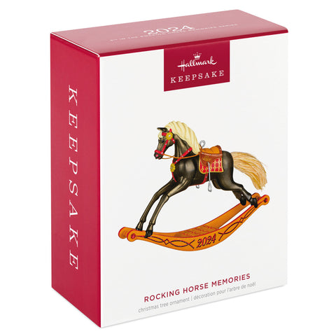 Rocking Horse Memories 2024 2024 Hallmark Keepsake Ornament Hallmark Keepsake Ornament Hallmark   