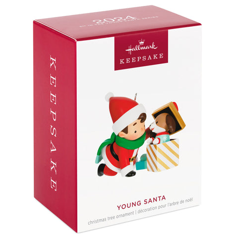 Young Santa 2024 Hallmark Keepsake Ornament Hallmark Keepsake Ornament Hallmark   