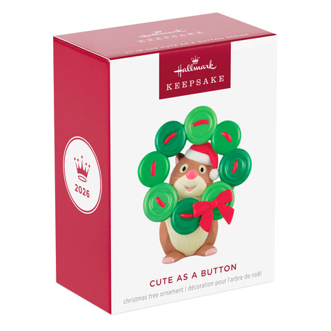 Hallmark Cute as a Button Ornament Hallmark