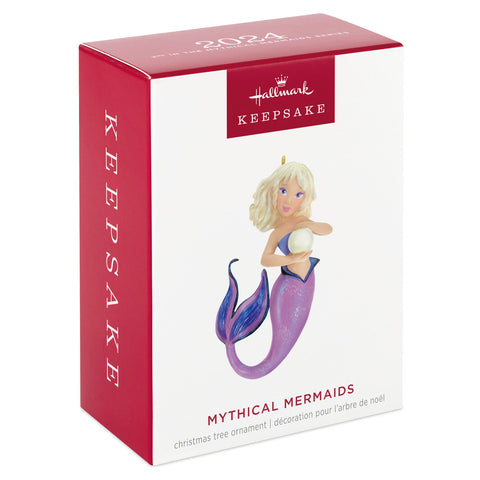 Mythical Mermaids 2024 Hallmark Keepsake Ornament Hallmark Keepsake Ornament Hallmark   