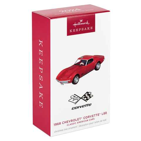 Classic American Cars 1968 Chevrolet® Corvette® L88 2024 Metal 2024 Hallmark Keepsake Ornament Hallmark Keepsake Ornament Hallmark   