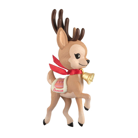 Hallmark Eight Tiny Reindeer Dancer Ornament Hallmark